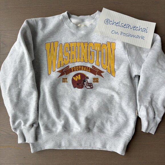 Retro Washington Commanders Football Sweatshirt, 90s NFL Commanders Shirt Tee - Picture 1 of 2